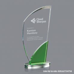 Alternative view of Cúp pha lê khen thưởng nhân viên